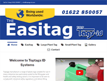 Tablet Screenshot of industrialtags.co.uk